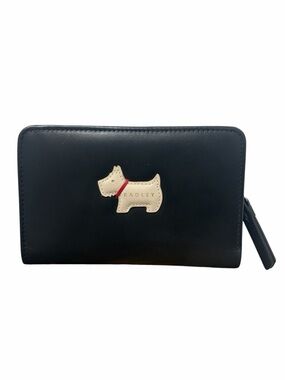 Radley London Black Scottie Small Wallet - Like New